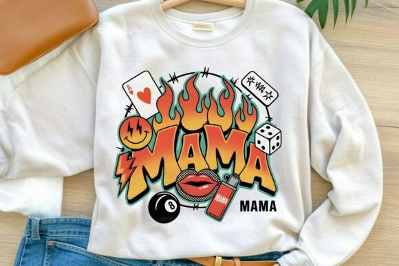 Download Flame Mama Sublimation Design - Premium Resources