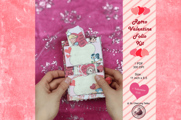 Download Valentine's Day Retro Folio - Premium Bundle