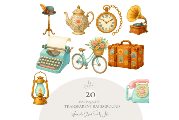 Download Vintage Clipart Bundle - Premium Resources