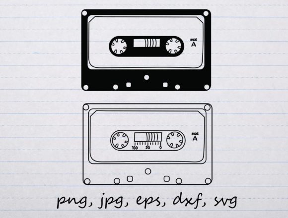 Download Cassette Tapes Silhouette - Cassette tapes Collection