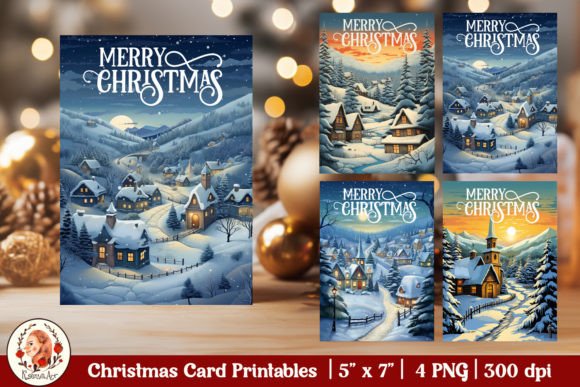 Download Vintage Christmas Card Printables - Vintage christmas card Collection